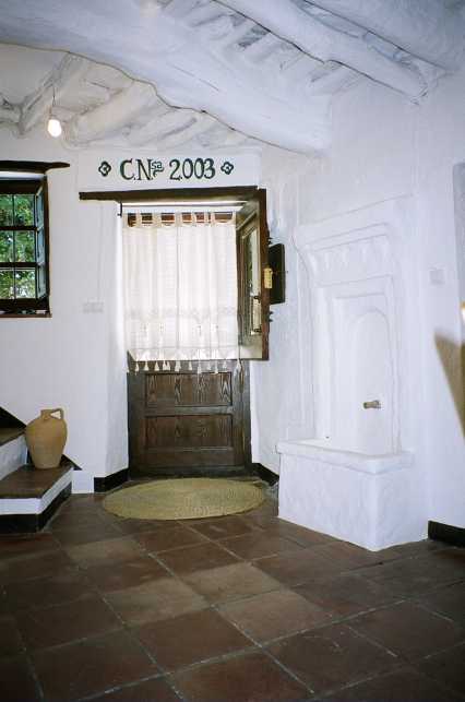 Puerta de entrada a la casa